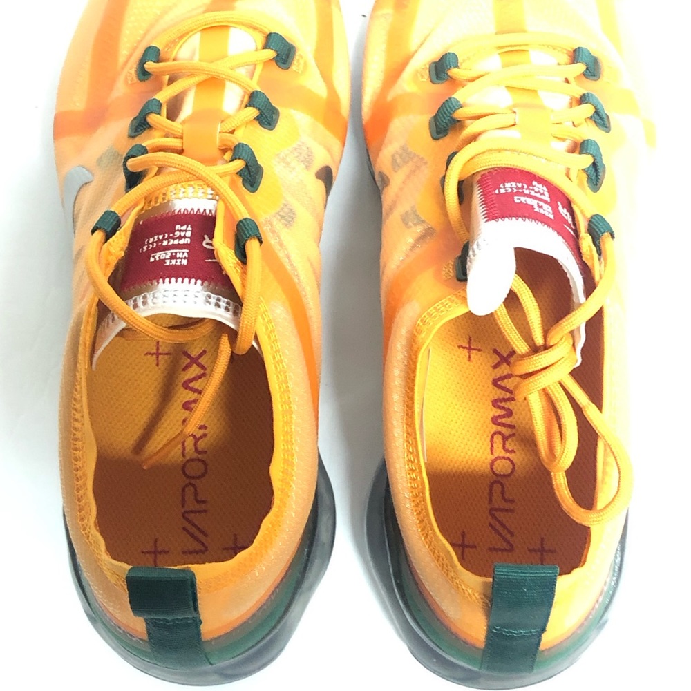 Nike Air VaporMax 2019 Canyon Gold Mens Running Shoes Casual Sneakers AR6631-700 - Picture 10 of 11